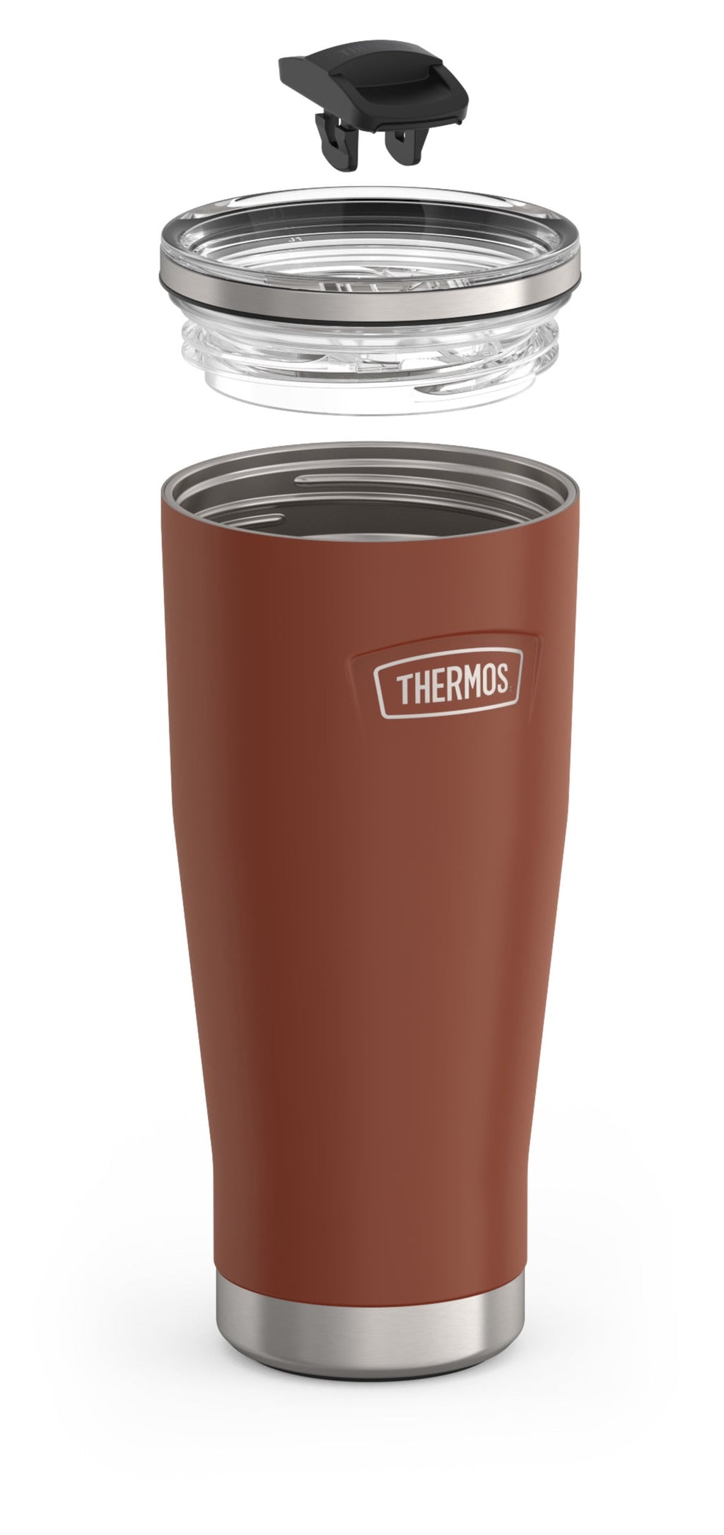 Thermos Stainless Steel Tumbler, w/ Slide Lock Lid, Graphite, 24 oz