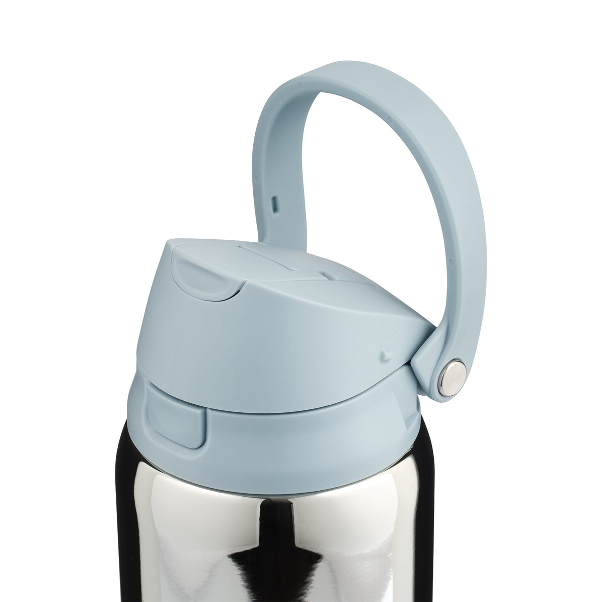 Mary Lawless Lee x TAL 32oz Stainless Steel 2-in-1 Straw and Chug Water Bottle with Push Lid and Strap, Stripes