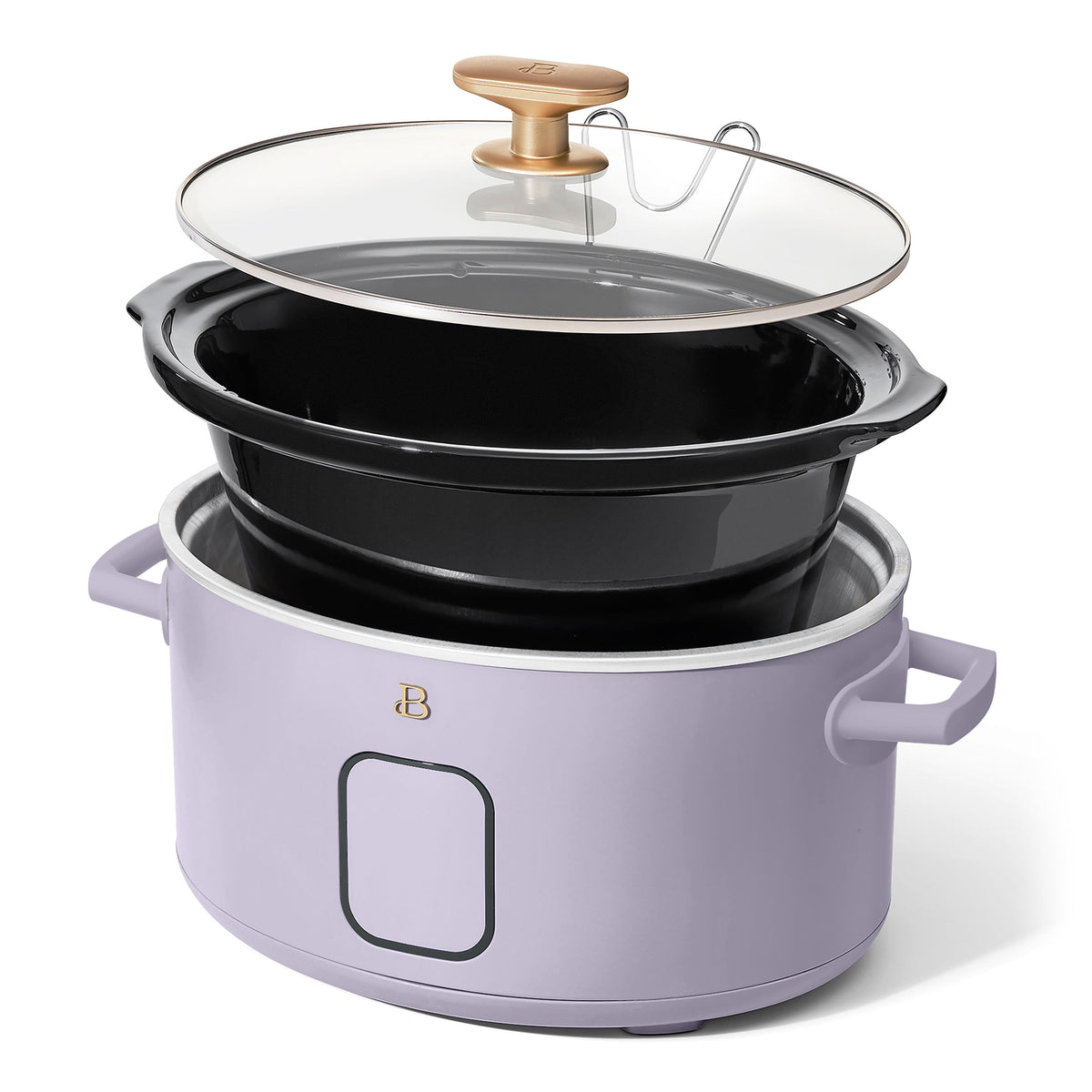 Beautiful 6 Qt Programmable Slow Cooker, Thyme Green by Drew Barrymore
