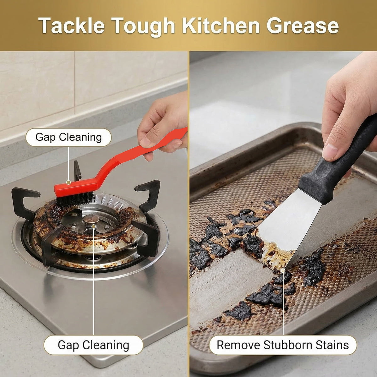 16 Pcs Crevice Cleaning Brush Set, Hard Bristle Scrub Brush for Deep Cleaning, Ideal for Kitchen, Bathroom, Tiles, Bottles, and Blenders