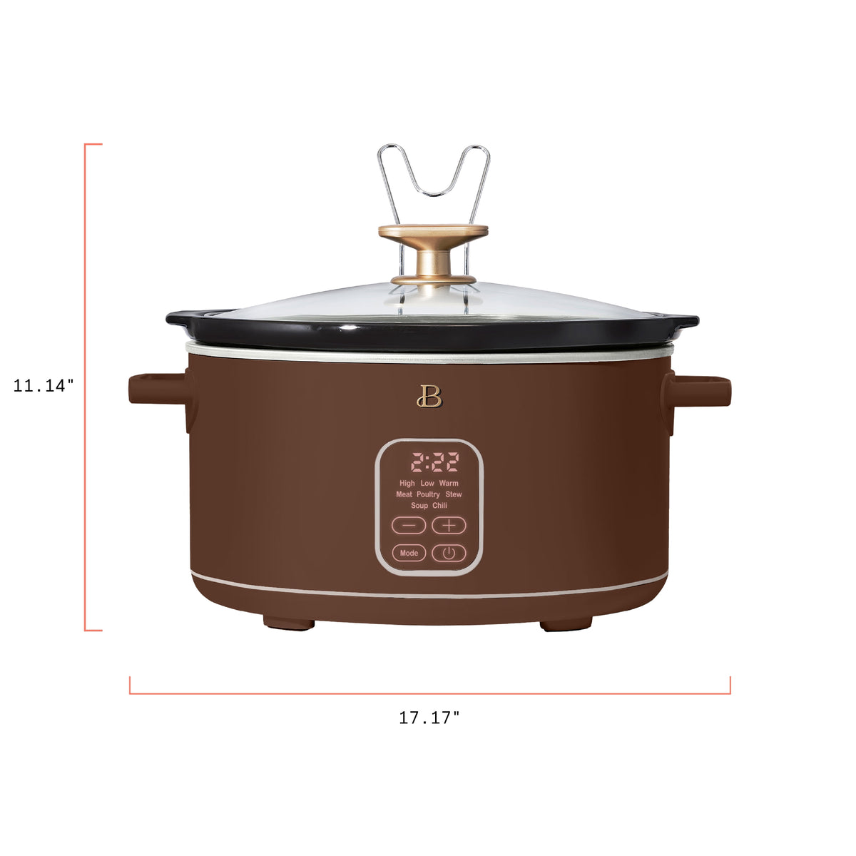 Beautiful 6 Qt Programmable Slow Cooker, Thyme Green by Drew Barrymore