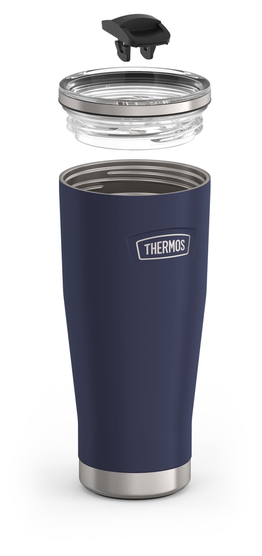 Thermos Stainless Steel Tumbler, w/ Slide Lock Lid, Graphite, 24 oz