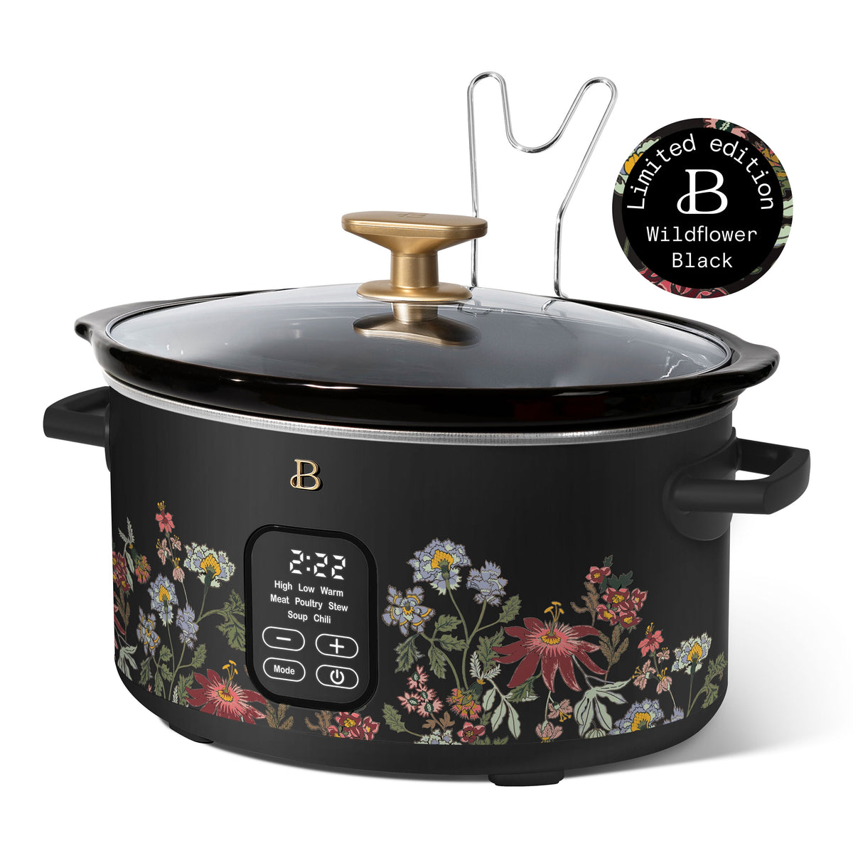 Beautiful 6 Qt Programmable Slow Cooker, Thyme Green by Drew Barrymore