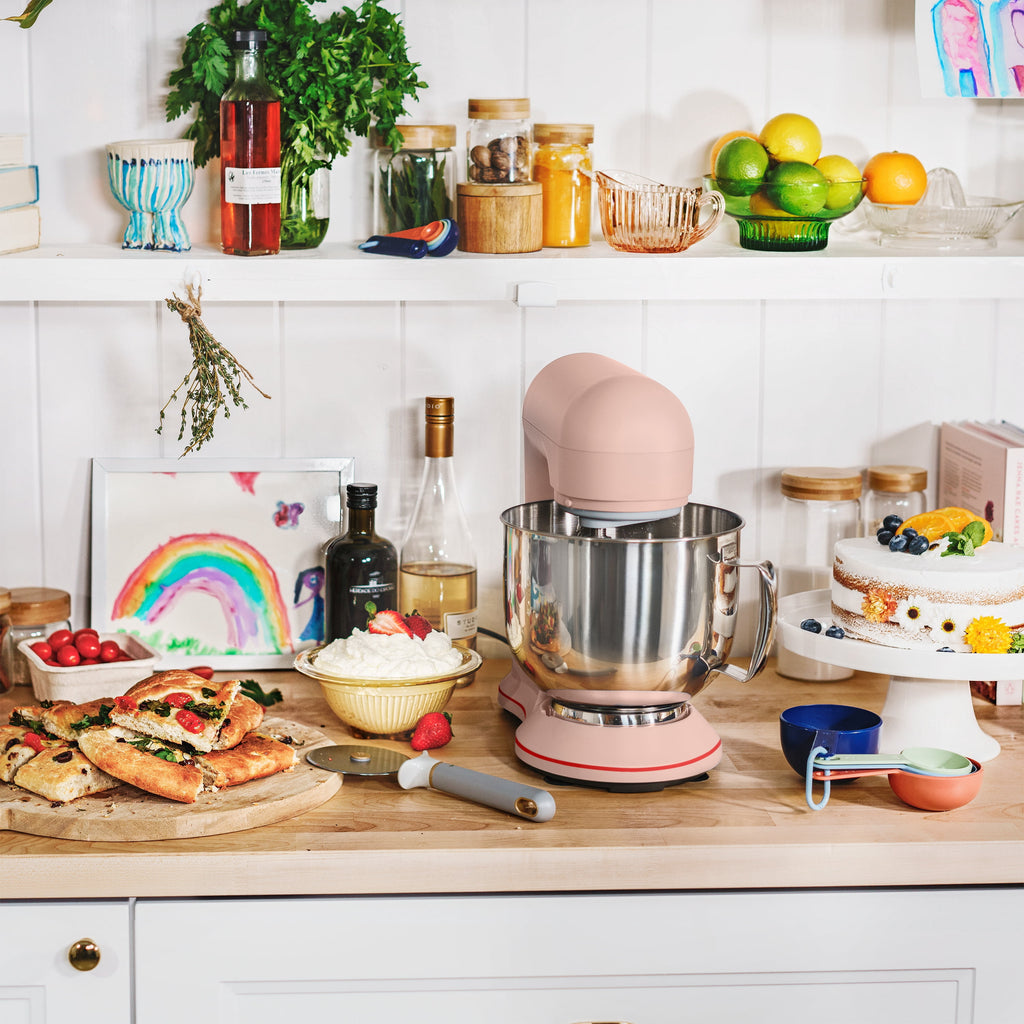 Beautiful 5.3 Qt Stand Mixer, Lightweight & Powerful with Tilt-Head, Chocolate by Drew Barrymore