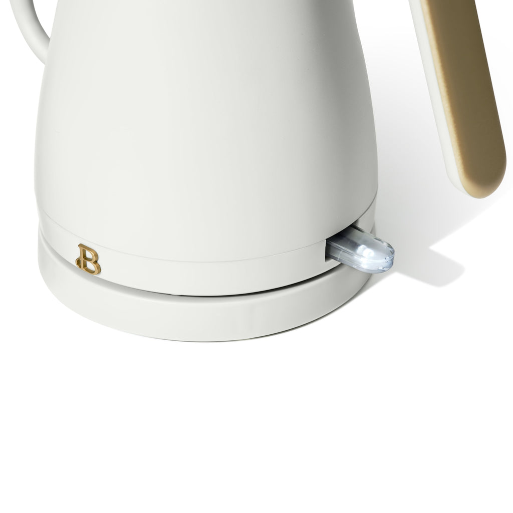 Beautiful 1-Liter Electric Gooseneck Kettle 1200 W, Chocolate by Drew Barrymore