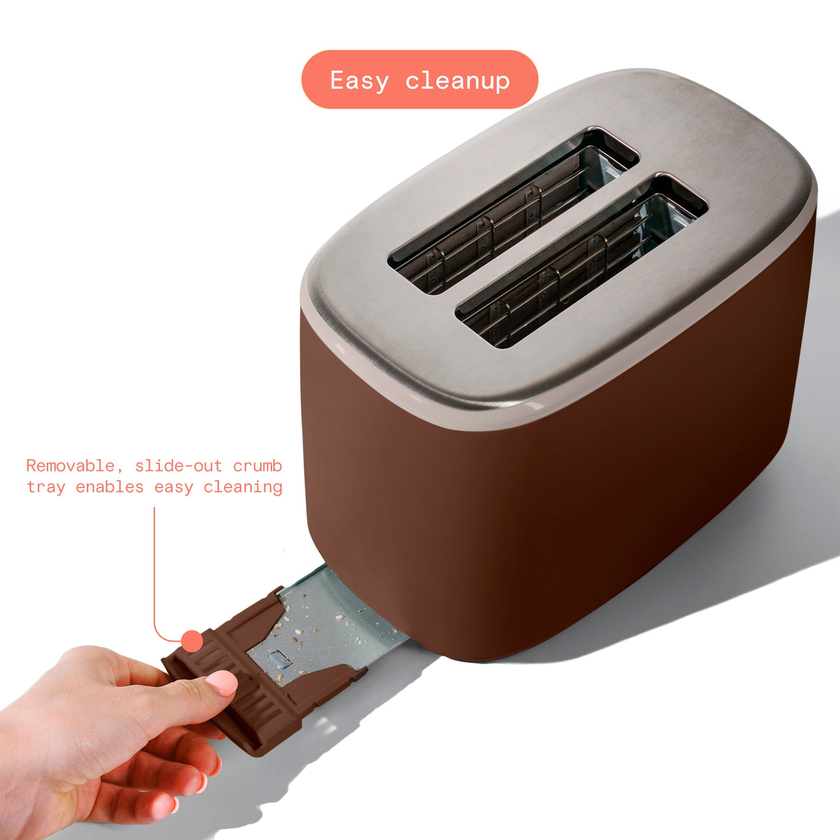 Beautiful 2 Slice Toaster with Touch-Activated Display, Thyme Green by Drew Barrymore