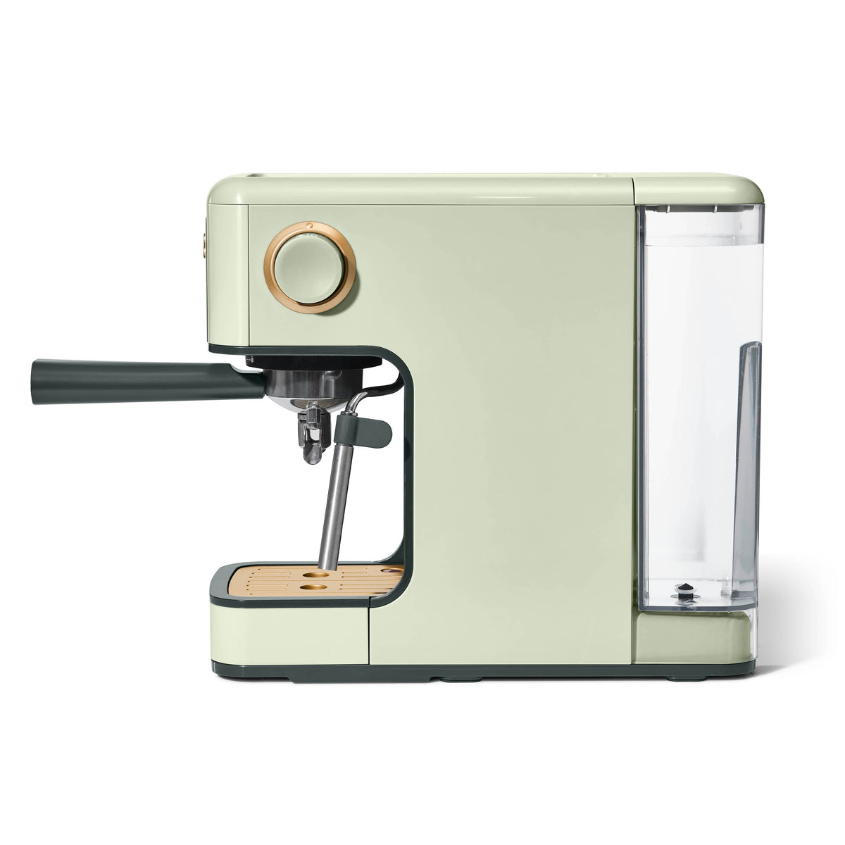 Beautiful by Drew Barrymore Slim Espresso Machine, 20-Bar Pressure, Black Sesame