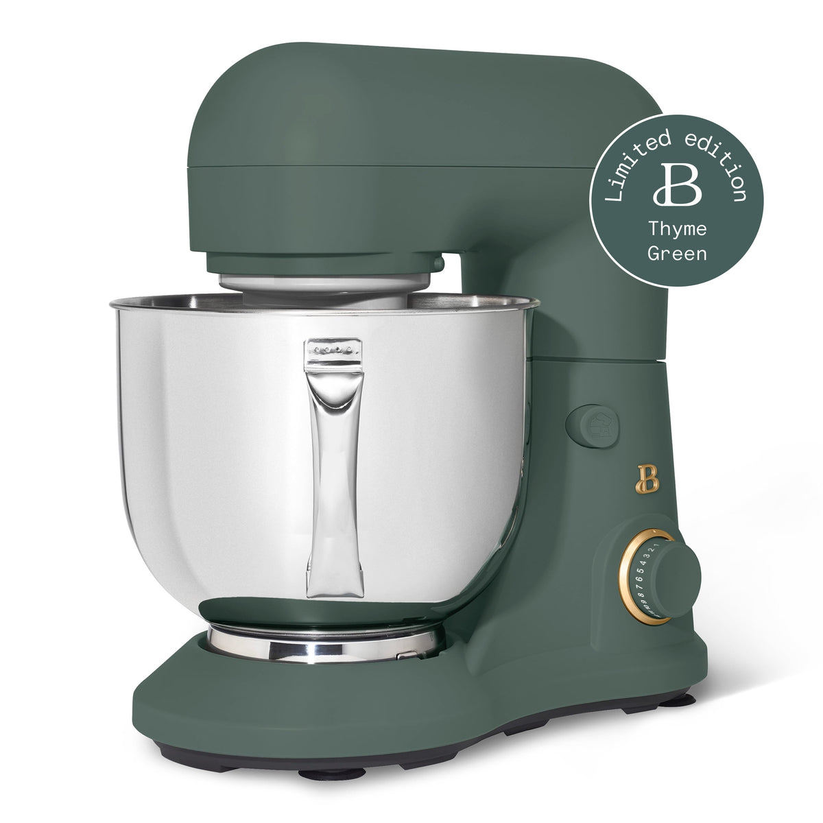 Beautiful 5.3 Qt Stand Mixer, Lightweight & Powerful with Tilt-Head, Chocolate by Drew Barrymore