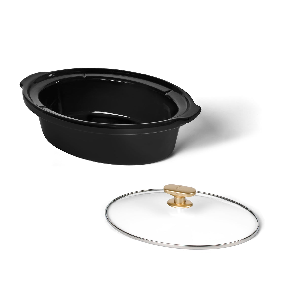 Beautiful 2.5 Qt Dip and Serve Manual Slow Cooker, Chocolate by Drew Barrymore