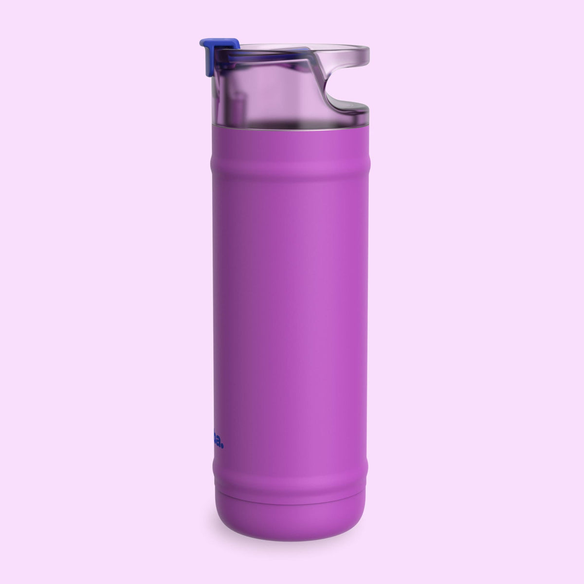 Bubba 32oz DualSip Insulated Stainless Steel Water Bottle with Straw & Sip Lid, Moodbooster Purple/Blue