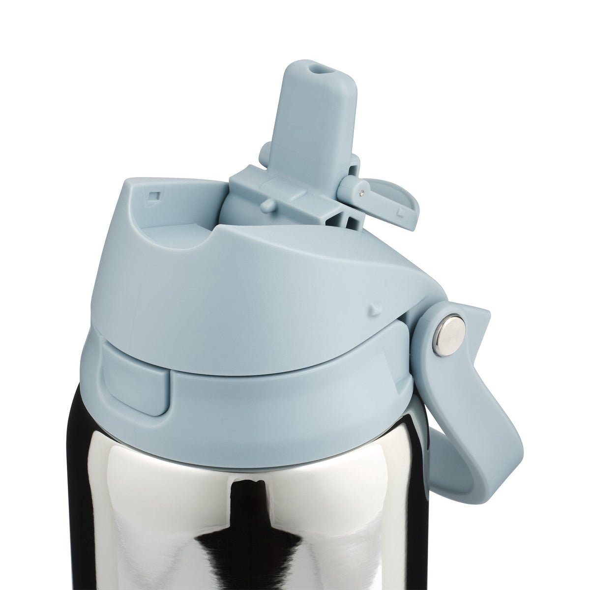 Mary Lawless Lee x TAL 32oz Stainless Steel 2-in-1 Straw and Chug Water Bottle with Push Lid and Strap, Stripes