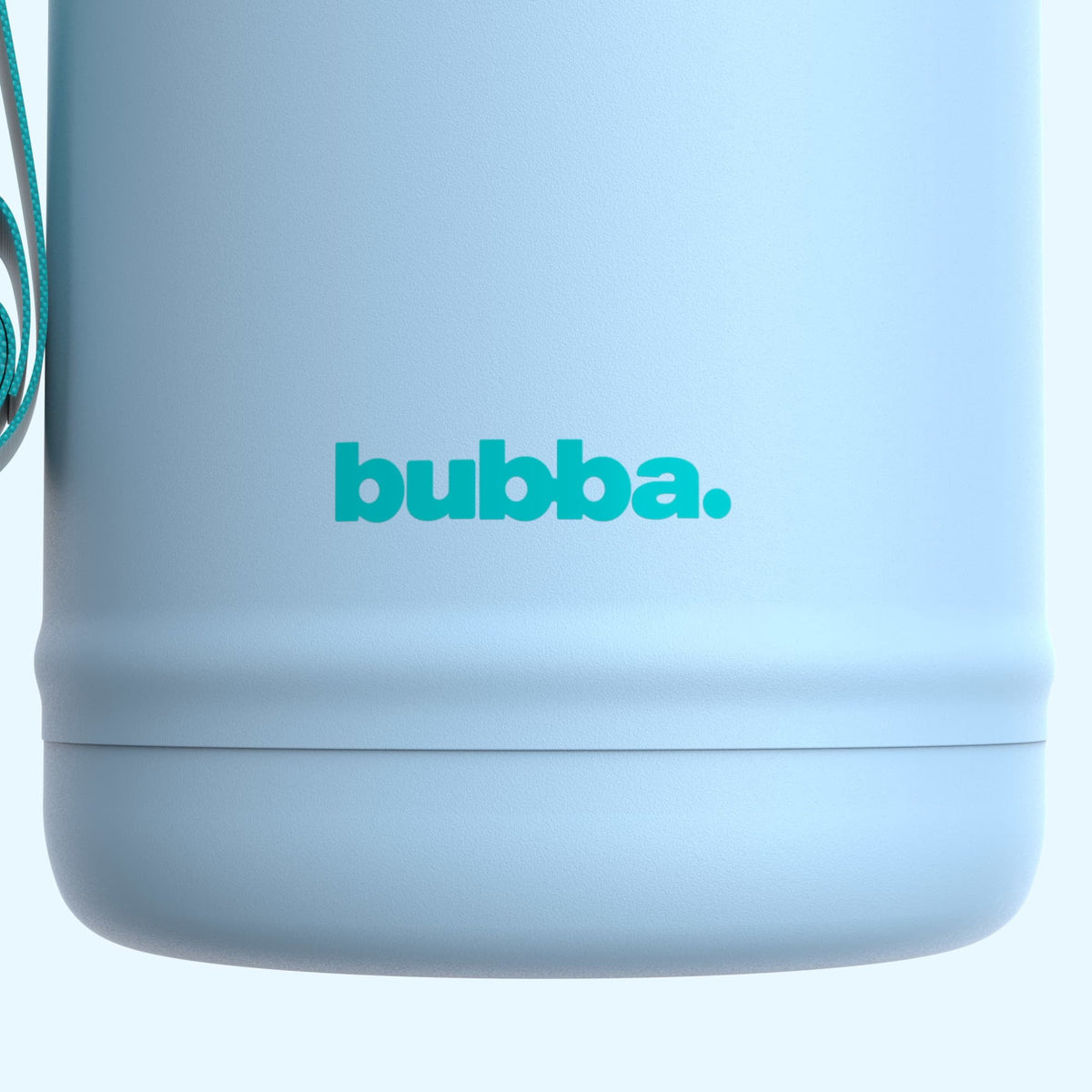 Bubba 64oz DualSip Insulated Stainless Steel Water Jug with Built-In Straw and Drink Opening and Carrying Strap, Daydreamin' Light Blue/Teal