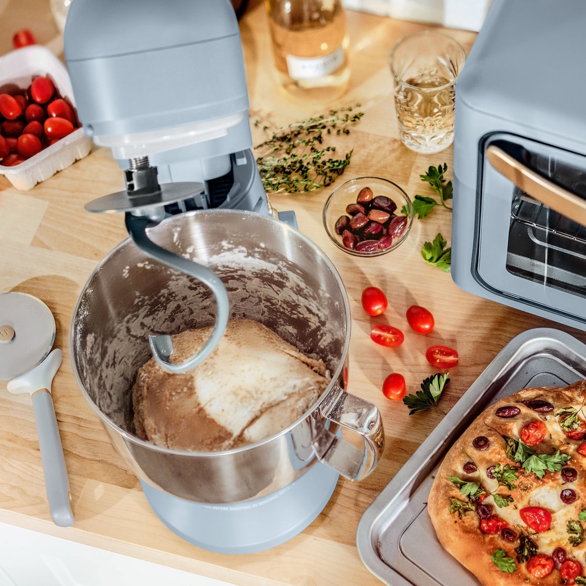 Beautiful 5.3 Qt Stand Mixer, Lightweight & Powerful with Tilt-Head, Chocolate by Drew Barrymore