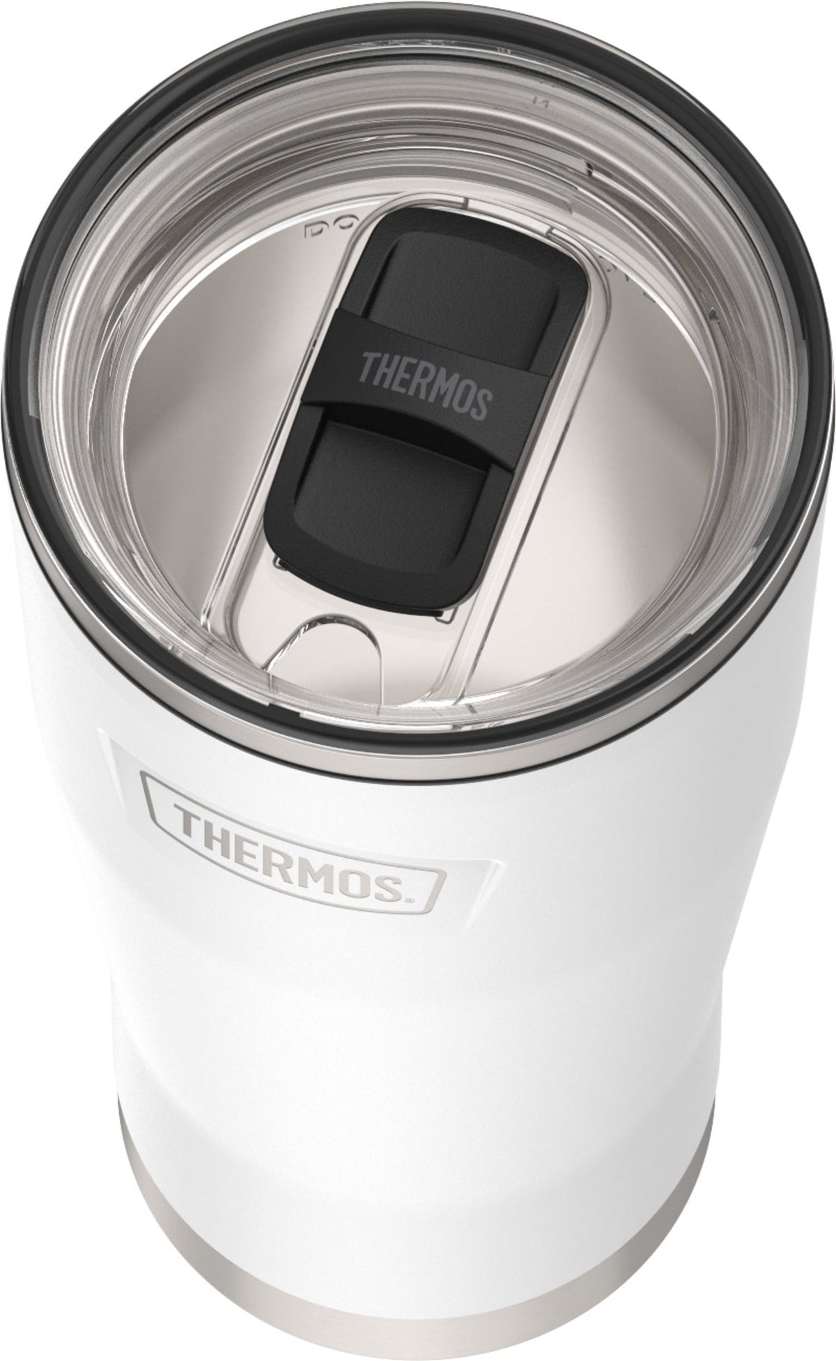 Thermos Stainless Steel Tumbler, w/ Slide Lock Lid, Graphite, 24 oz
