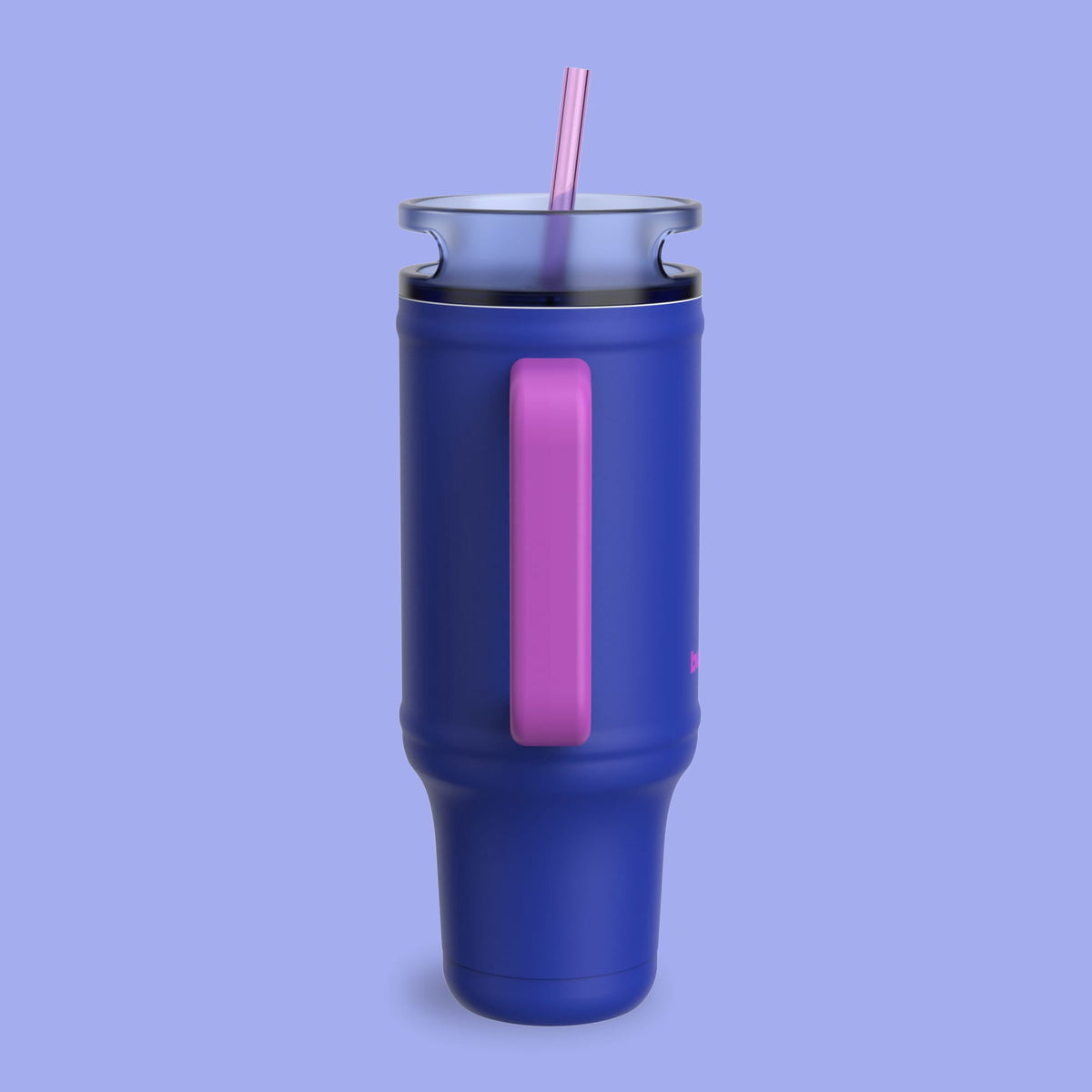 Bubba 40oz AutoClose Insulated Stainless Steel Tumbler with Straw and Handle, Office Siren Black
