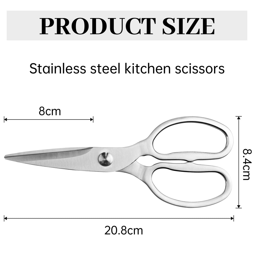 Plys Kitchen Shears Heavy Duty All-Purpose Stainless Steel Dishwasher Safe