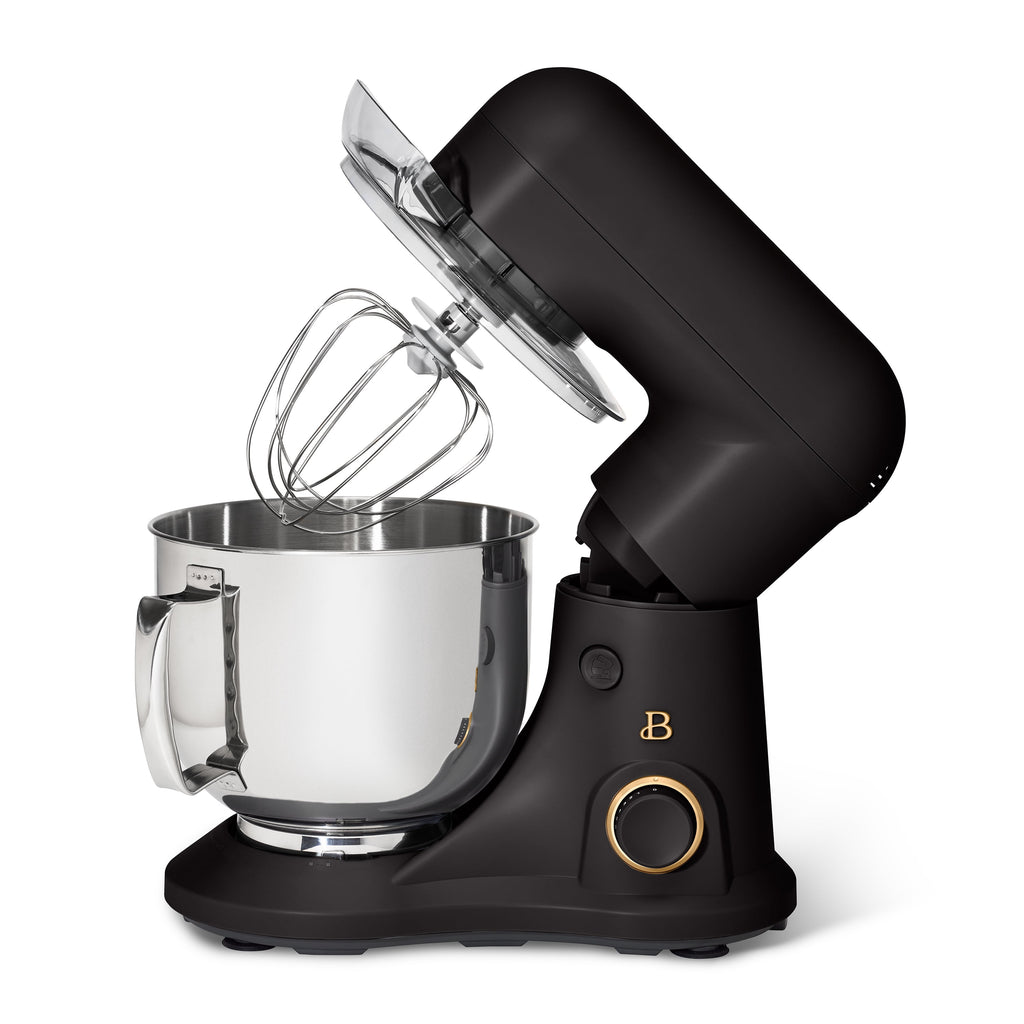 Beautiful 5.3 Qt Stand Mixer, Lightweight & Powerful with Tilt-Head, Chocolate by Drew Barrymore
