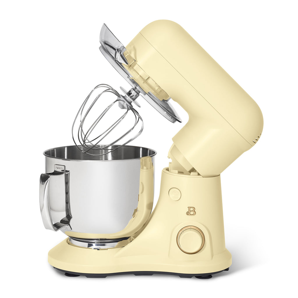 Beautiful 5.3 Qt Stand Mixer, Lightweight & Powerful with Tilt-Head, Chocolate by Drew Barrymore