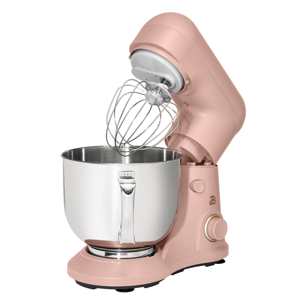 Beautiful 5.3 Qt Stand Mixer, Lightweight & Powerful with Tilt-Head, Chocolate by Drew Barrymore