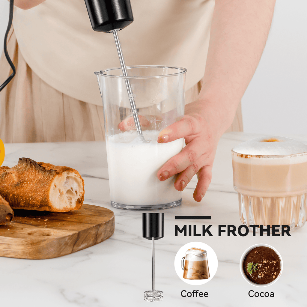 LINKChef Immersion Blender, 20-Speed 1000W Immersion Hand Blender, Stick Blender with Turbo Mode