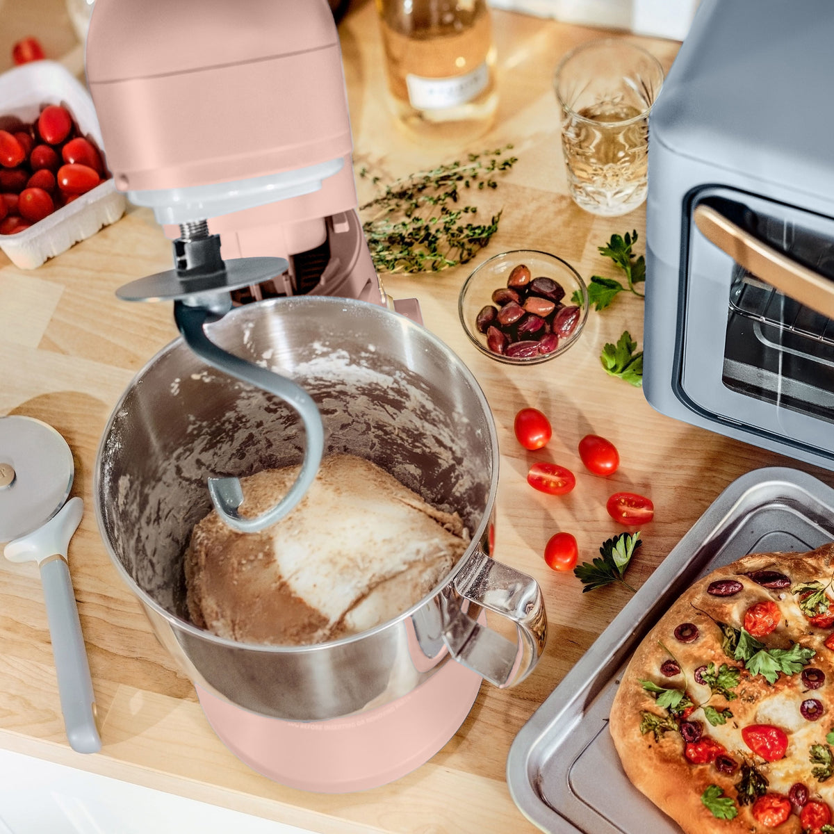 Beautiful 5.3 Qt Stand Mixer, Lightweight & Powerful with Tilt-Head, Chocolate by Drew Barrymore