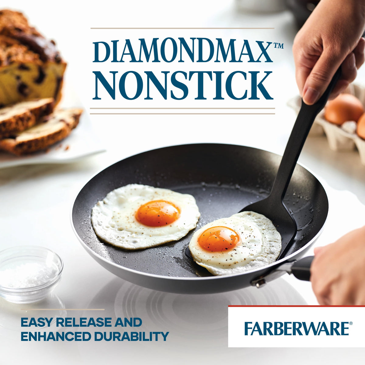 Farberware Easy Clean 20 Pcs Nonstick Cookware Set and Glass Lids with Cooking Tools and Food Storage Containers, Dishwasher Safe, Gray