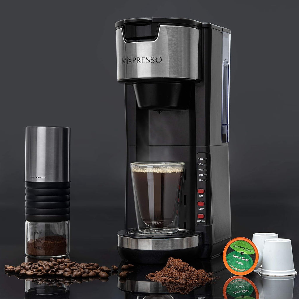 Mixpresso Single Serve Coffee Brewer, White