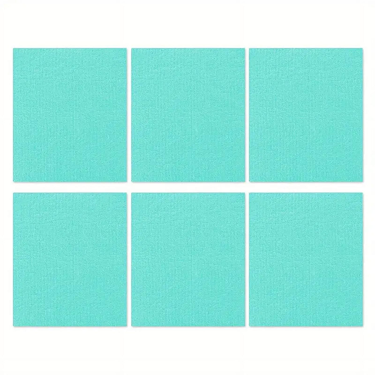 6pcs, Swedish DishCloths For Kitchen- Reusable Paper Towels Washable - Cellulose Sponge Microfiber Dish Cloths