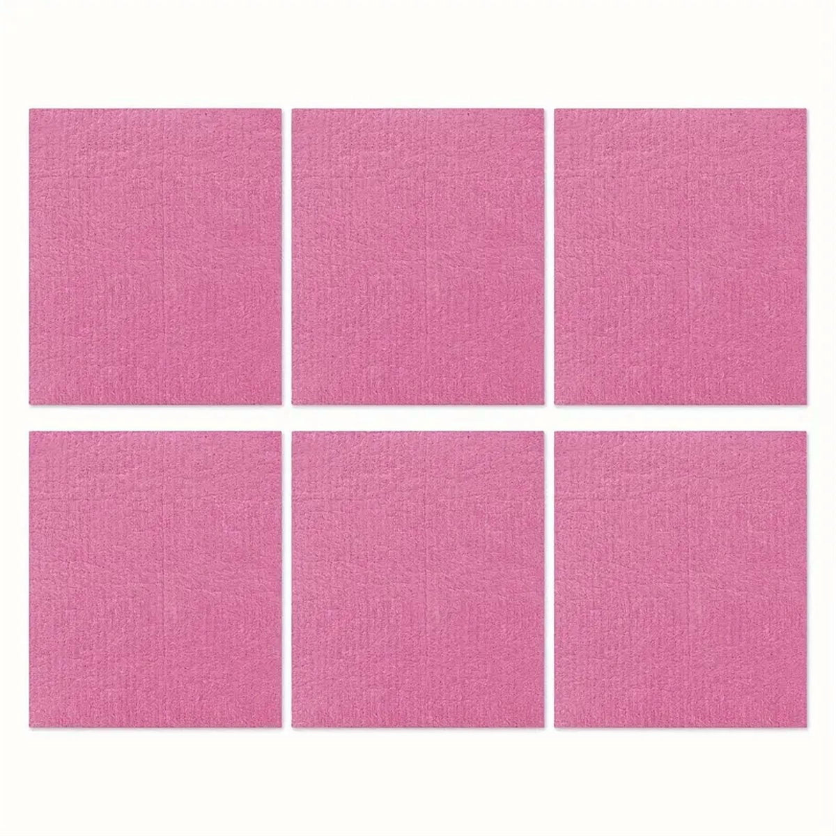 6pcs, Swedish DishCloths For Kitchen- Reusable Paper Towels Washable - Cellulose Sponge Microfiber Dish Cloths