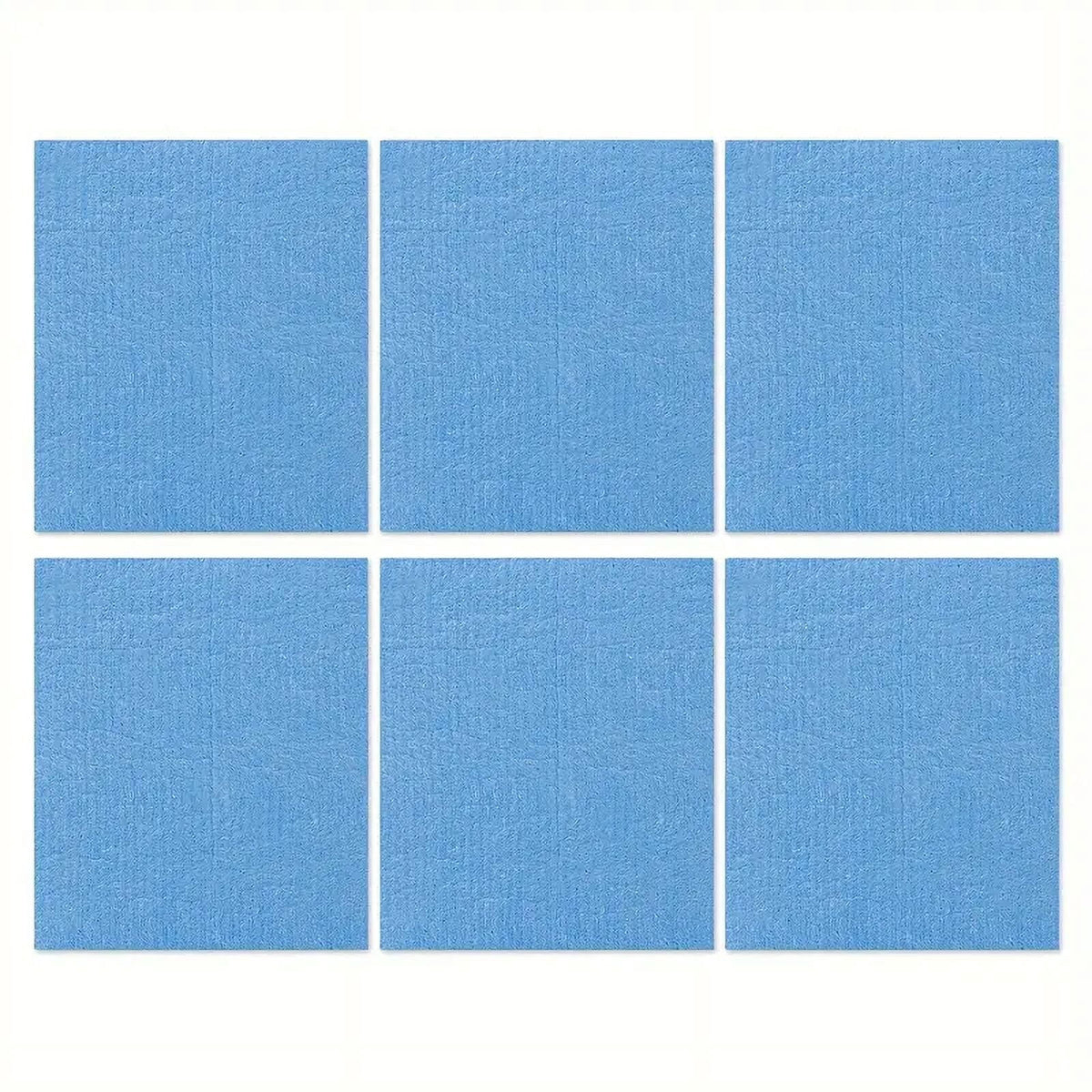 6pcs, Swedish DishCloths For Kitchen- Reusable Paper Towels Washable - Cellulose Sponge Microfiber Dish Cloths