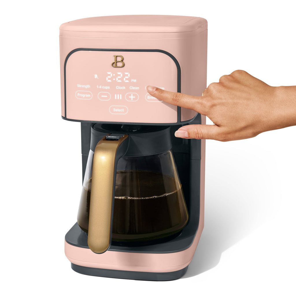 Beautiful 12 cup Programmable Coffee Maker, Thyme Green by Drew Barrymore