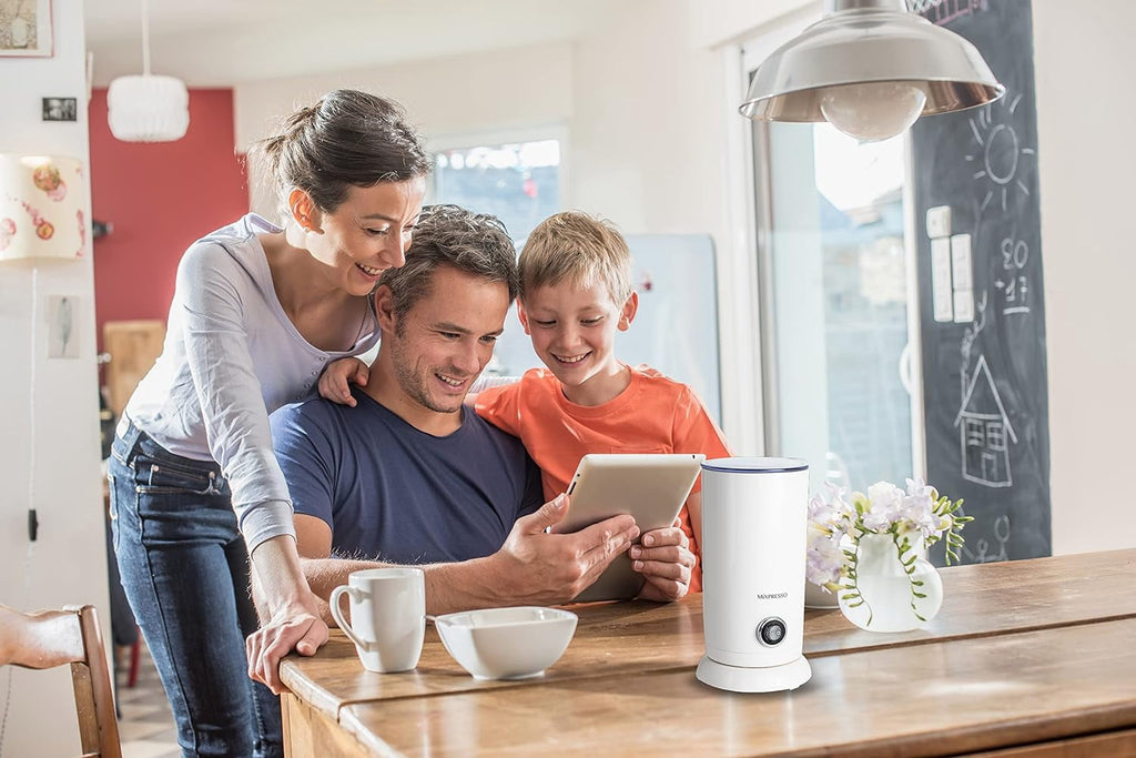 Mixpresso Electric Milk Frother - Latte Art Steamer, Electric Cappuccino Machine And Milk Warmer, Coffee Frother Maker & Hot Chocolate Maker