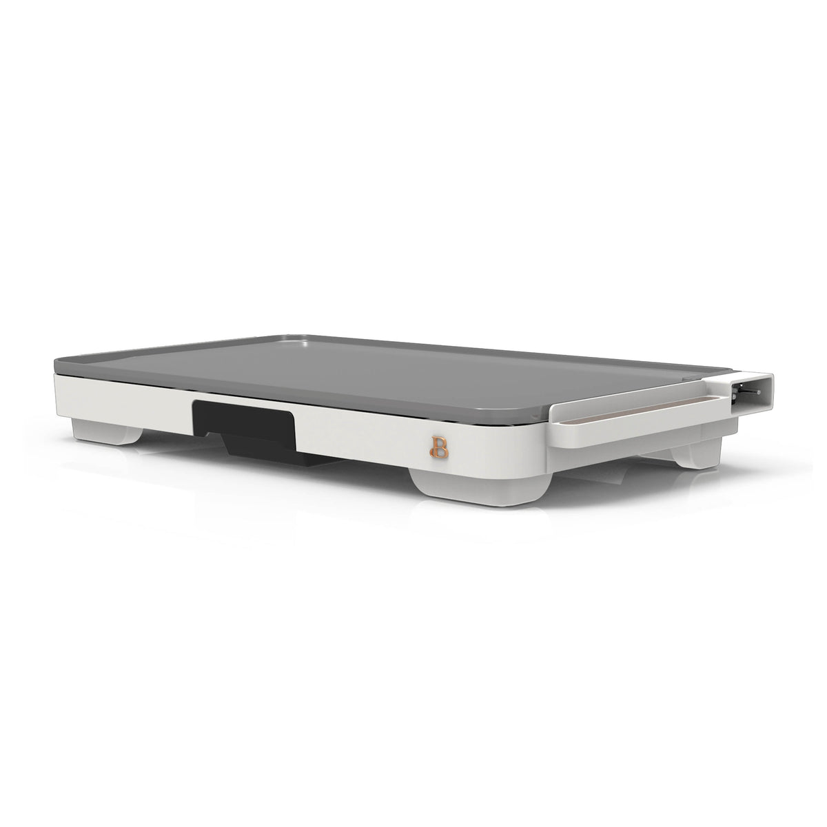Beautiful XL Electric Griddle 12" x 22" with EverGood Ceramic Nonstick Coating, Thyme Green by Drew Barrymore