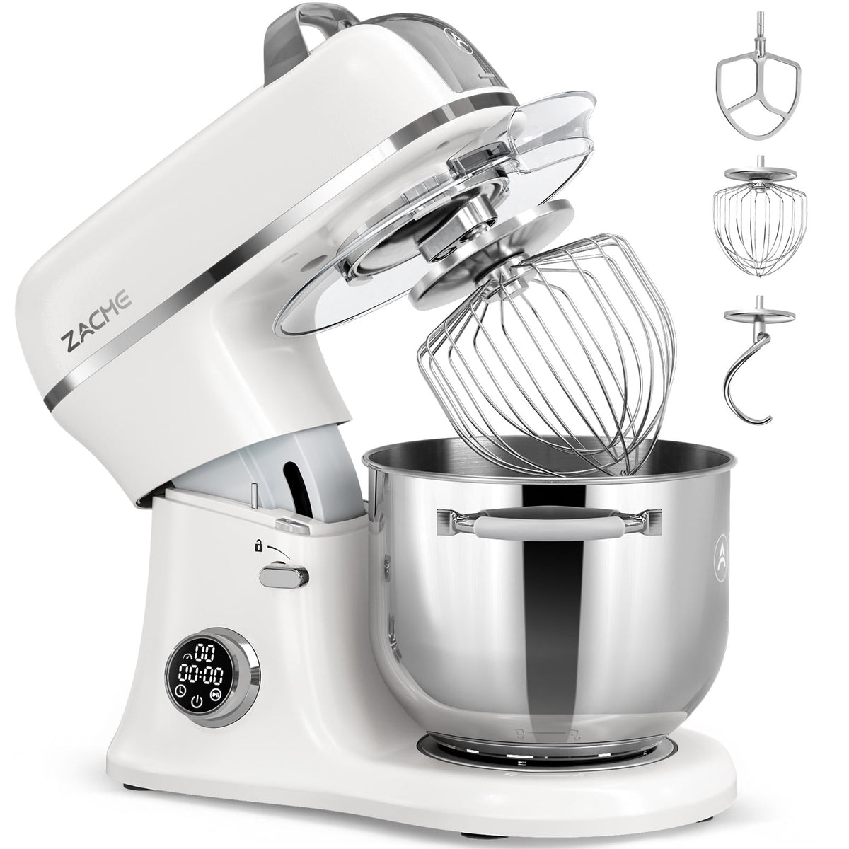 7QT Stand Mixer Aluminum Die Casting,650W 11 Speed Tilt-Head Kitchen Electric Stand Mixer, Household Food Mixer with Stainless Steel Bowl, Dough Hook, Whisk and Beater,Food Mixer for Baking, Cake