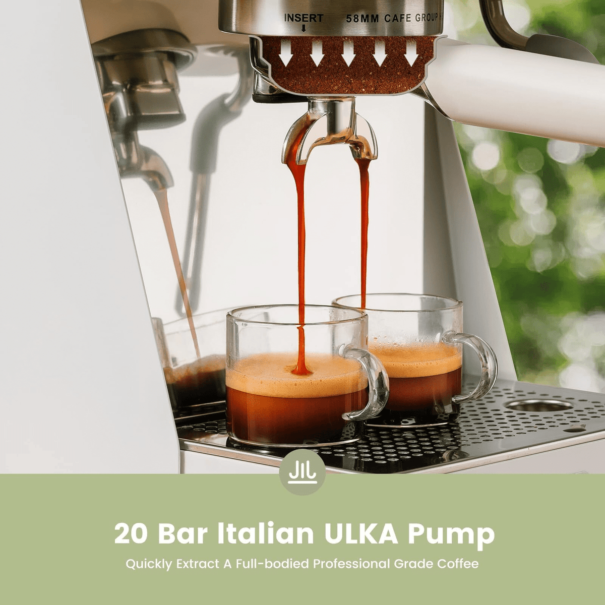Gevi 20 Bar Espresso Machine & Burr Grinder Combo, 35 Precise Grind Settings, Professional Automatic Coffee Maker, Perfect Gift for Coffee Lovers