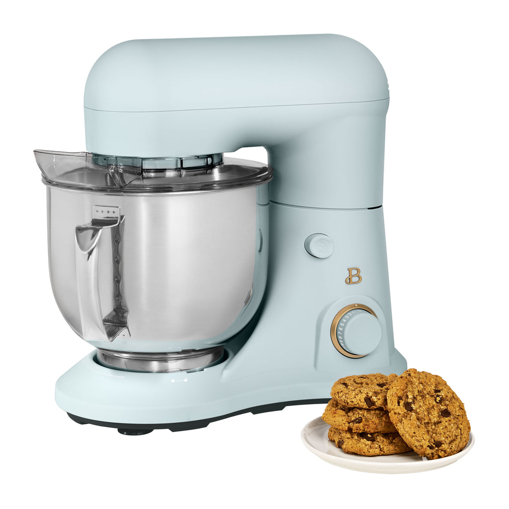 Beautiful 5.3 Qt Stand Mixer, Lightweight & Powerful with Tilt-Head, Chocolate by Drew Barrymore