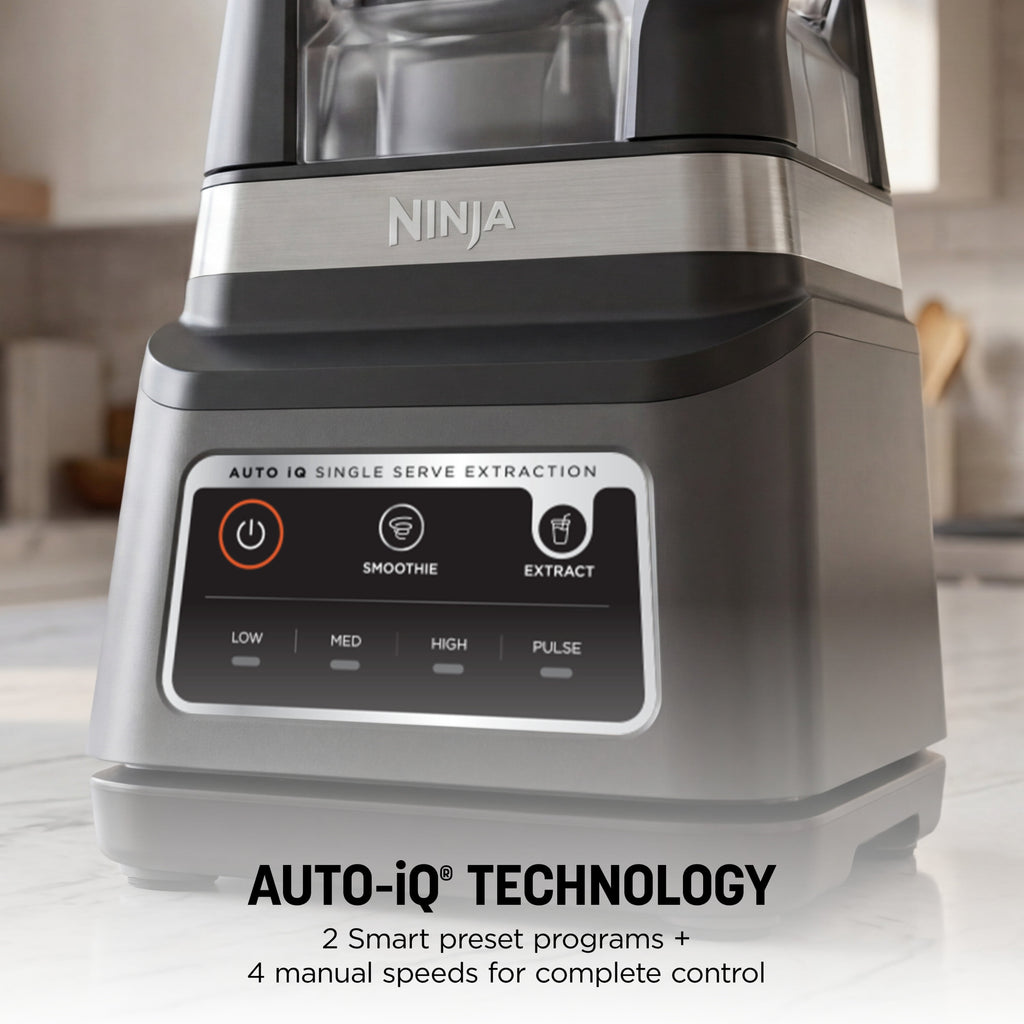 Ninja Professional Plus DUO 72-Oz Blender, Smoothies, Ice Crush, 2 Auto-iQ Preset Programs, 4 Speeds, 1400PW, BN750WH White