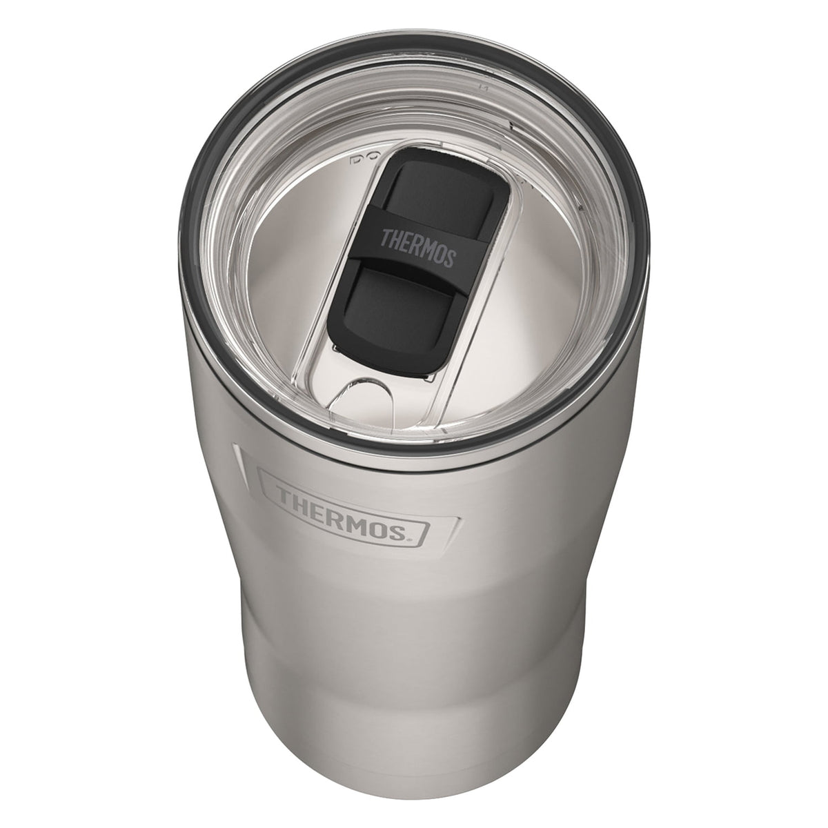 Thermos Stainless Steel Tumbler, w/ Slide Lock Lid, Graphite, 24 oz