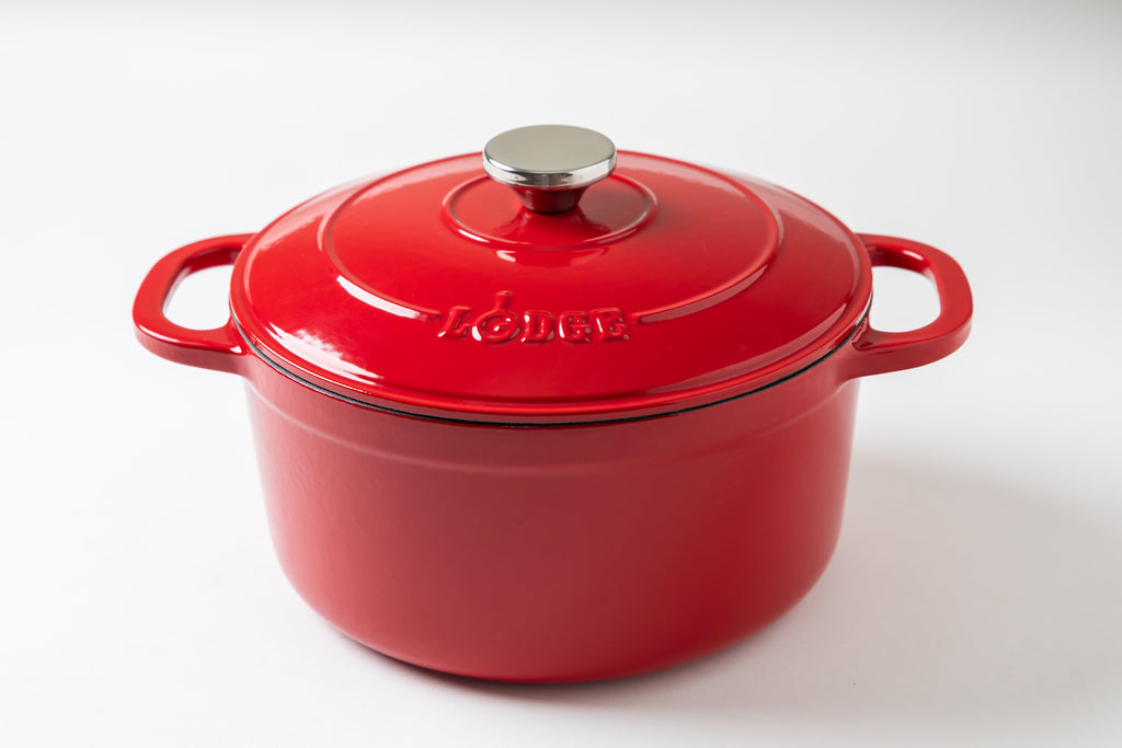 Lodge Cast Iron 5.5qt Indigo Enameled Dutch Oven
