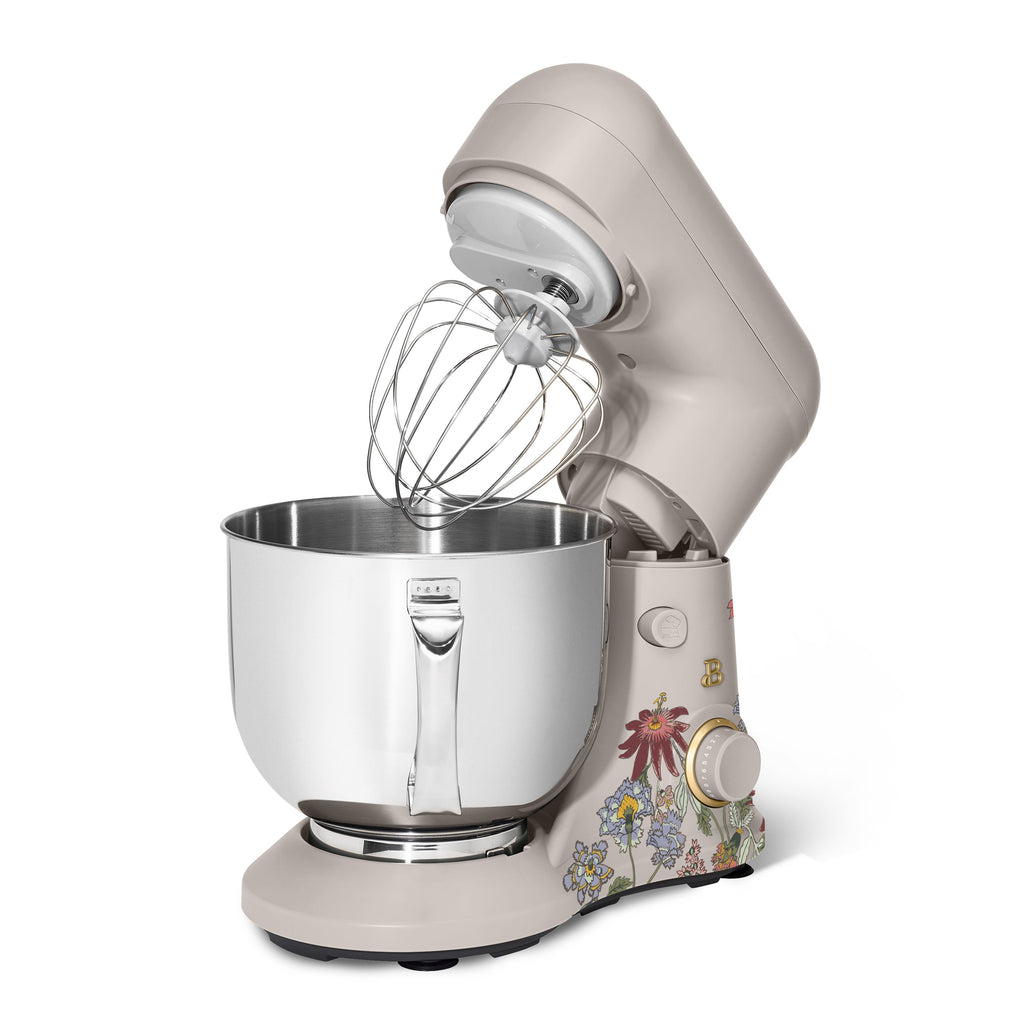 Beautiful 5.3 Qt Stand Mixer, Lightweight & Powerful with Tilt-Head, Chocolate by Drew Barrymore