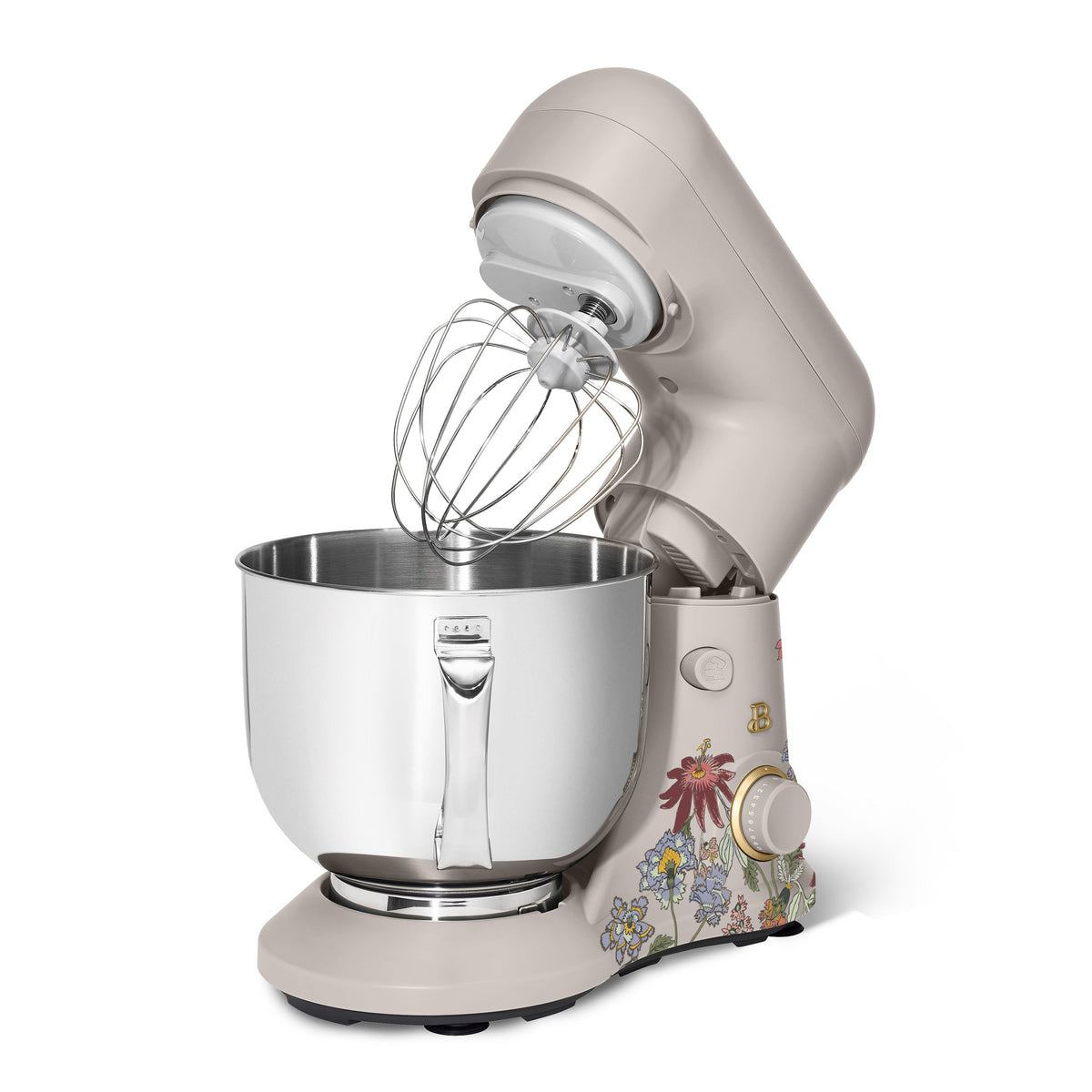 Beautiful 5.3 Qt Stand Mixer, Lightweight & Powerful with Tilt-Head, Chocolate by Drew Barrymore