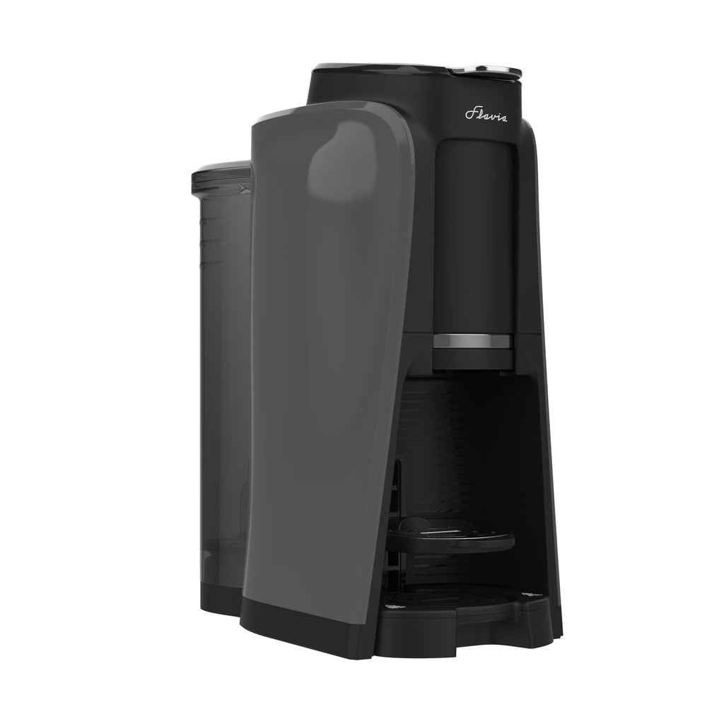 Flavia Aroma Brewer - Coffee Machine, Makes Coffee, Lattes, Tea, and other Hot or Iced Beverages with Single-Serve Freshpacks, Multiple Brew Sizes, Grey