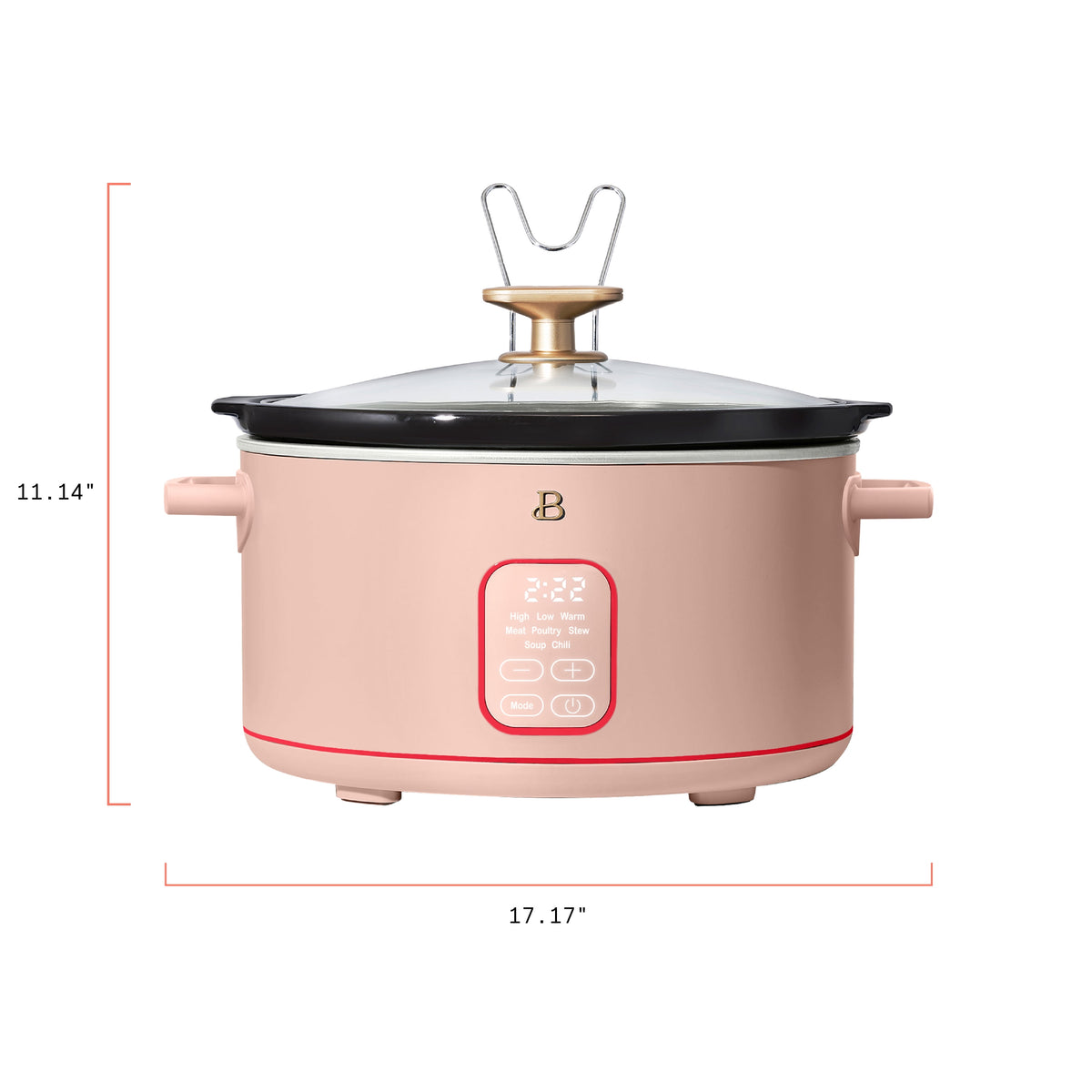 Beautiful 6 Qt Programmable Slow Cooker, Thyme Green by Drew Barrymore