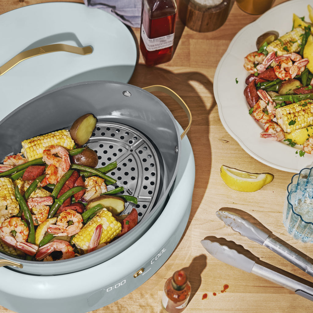 Beautiful 10 in 1, 6 Qt Electric Multi-Cooker, Thyme Green by Drew Barrymore