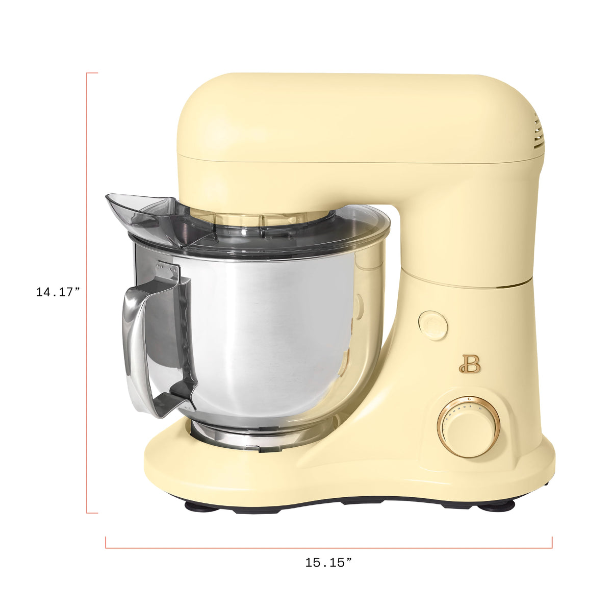 Beautiful 5.3 Qt Stand Mixer, Lightweight & Powerful with Tilt-Head, Chocolate by Drew Barrymore