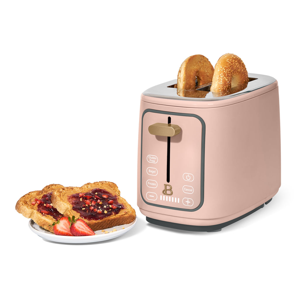 Beautiful 2 Slice Toaster with Touch-Activated Display, Thyme Green by Drew Barrymore