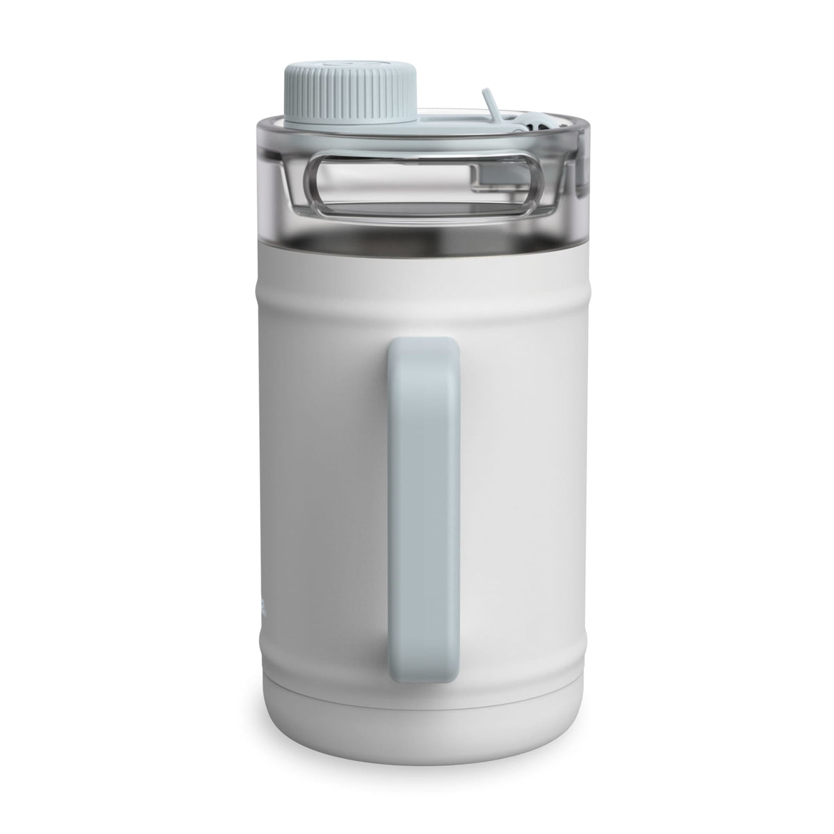 Bubba 52oz DualSip Insulated Stainless Steel Water Keg with Built-In Straw and Drink Opening and Side Handle, Moodbooster Purple/Blue