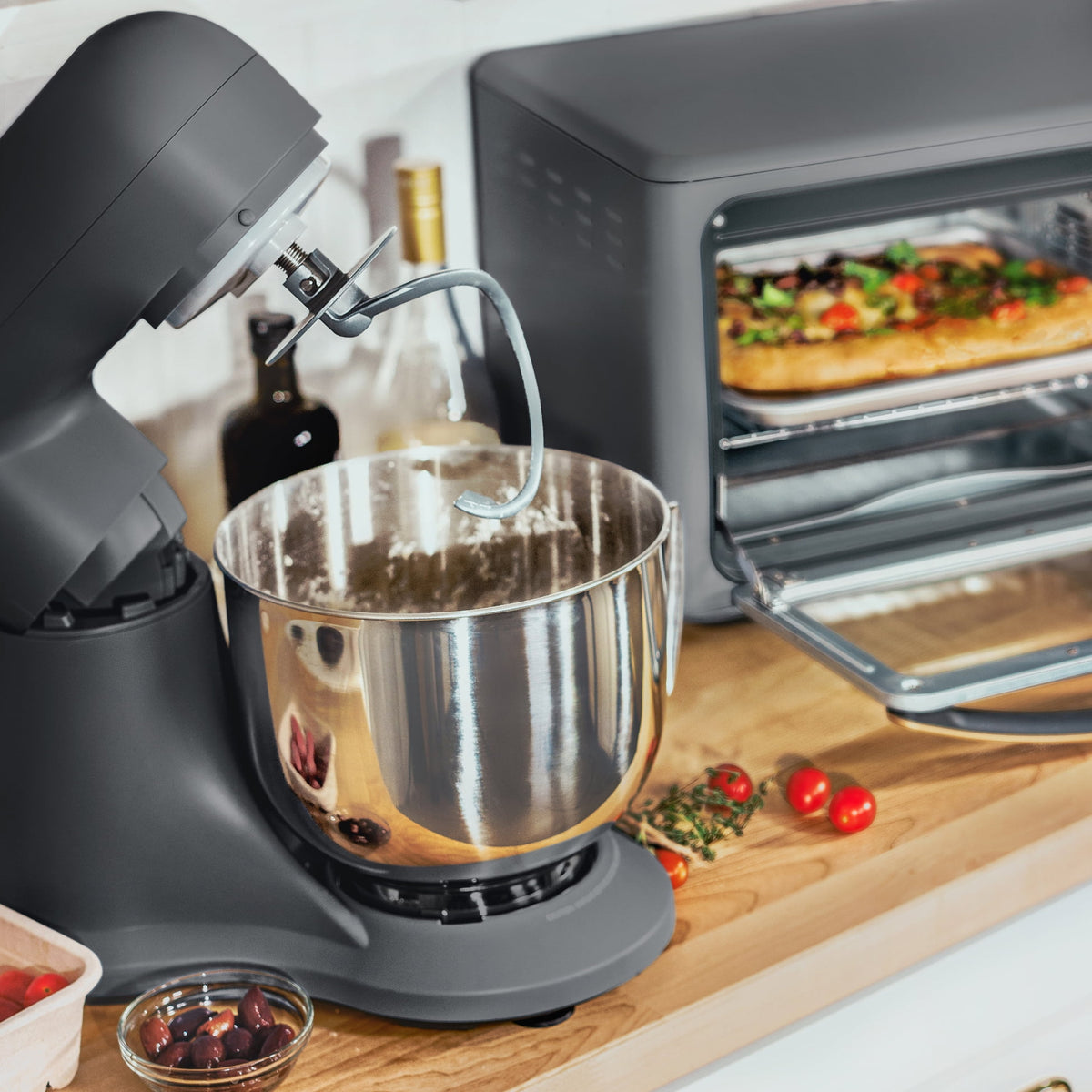 Beautiful 5.3 Qt Stand Mixer, Lightweight & Powerful with Tilt-Head, Chocolate by Drew Barrymore
