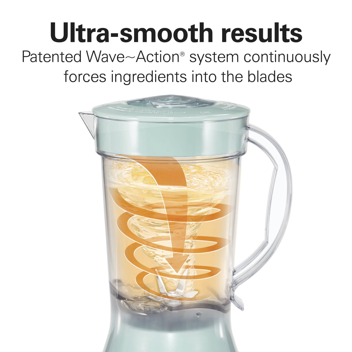 Hamilton Beach Smoothie Blender, 48 oz BPA-Free Jar 650 W 12-Function Countertop Blender for Kitchen, White