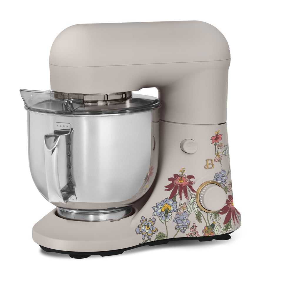Beautiful 5.3 Qt Stand Mixer, Lightweight & Powerful with Tilt-Head, Chocolate by Drew Barrymore